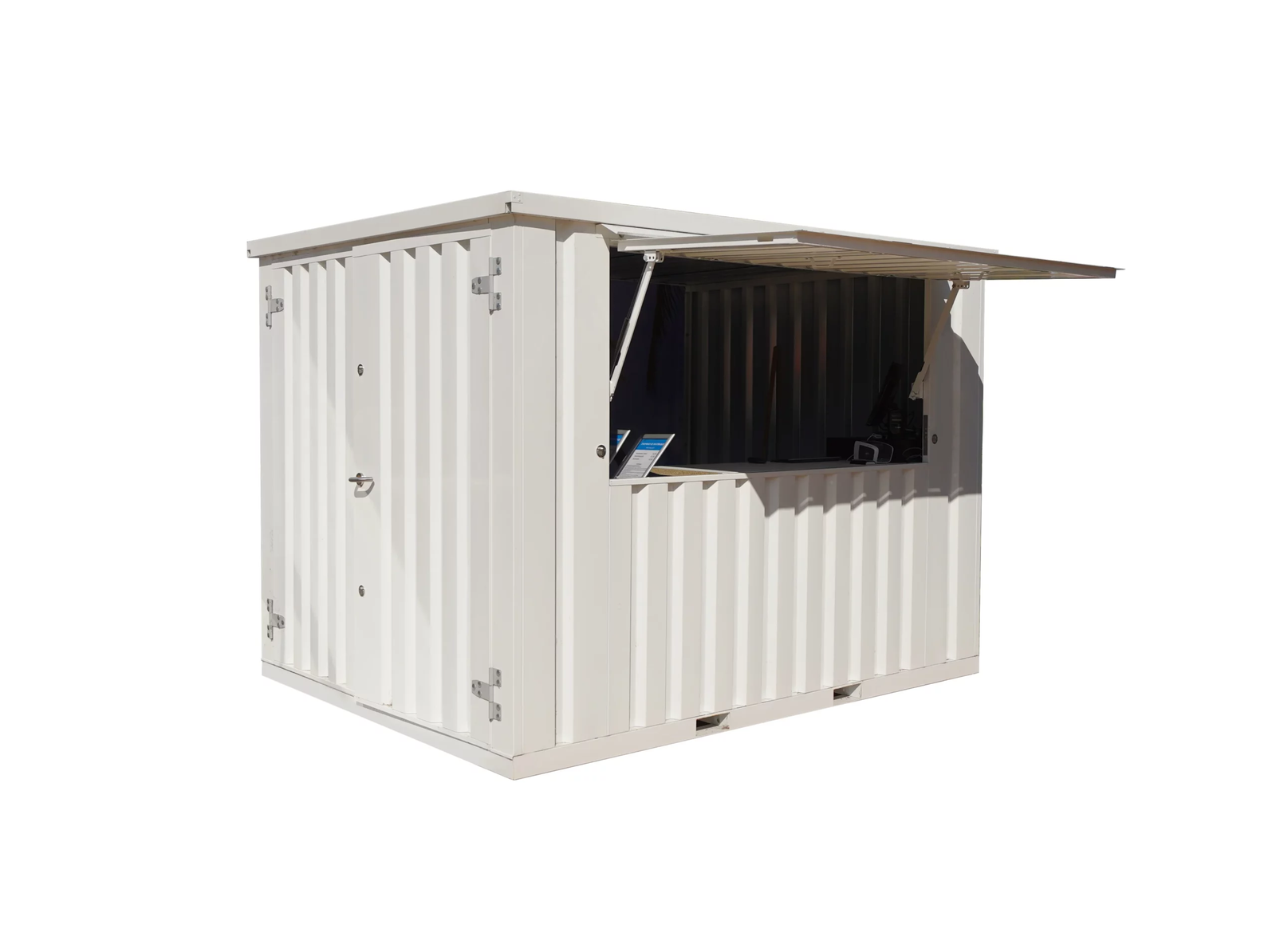 Contentor de barra removível XL 3 × 2 metros White RAL 9016
