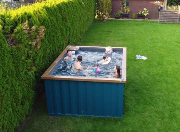 Pool Spa Contentor 3,0mx 2,5m com jacuzzi, pacote de conforto - Image 4